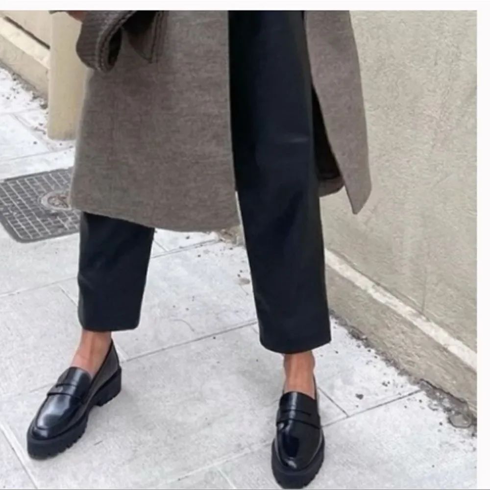 Zara Treaded Sole Loafers